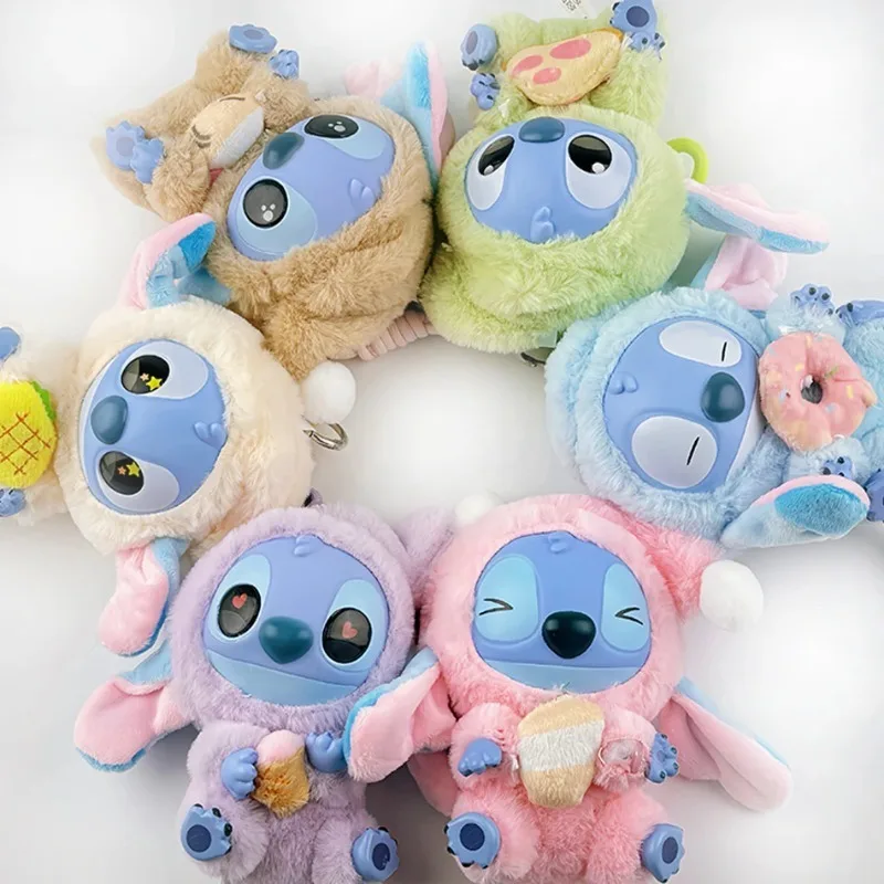 Disney Lovely Stitch nueva serie caja ciega lindo muñeco de peluche colgante útil encantador llavero la mejor decoración en el hogar