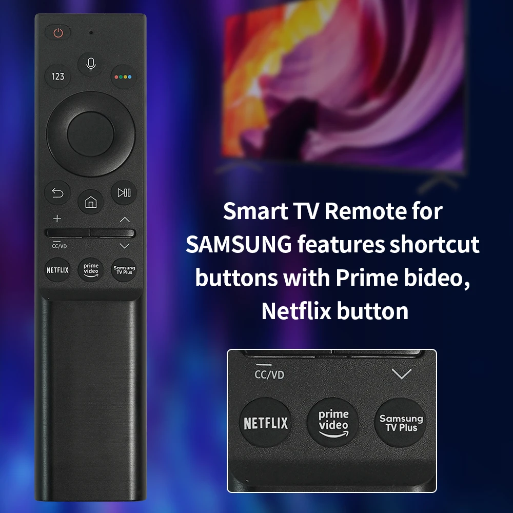 BN59-01363A Voice Remote Control for Samsung Smart TV NEO QLED/QLED Series,Compatible with QN43LS03AAFXZA QN55LS03AAFXZA