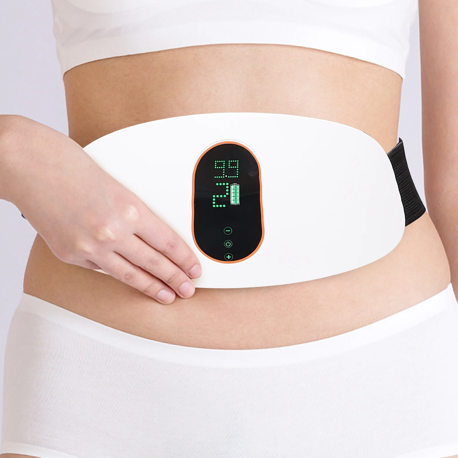 

Abdominal Massager Wireless Electric Slimming Belt Portable Vibration Belly Waist Massage Device For Health Relaxation