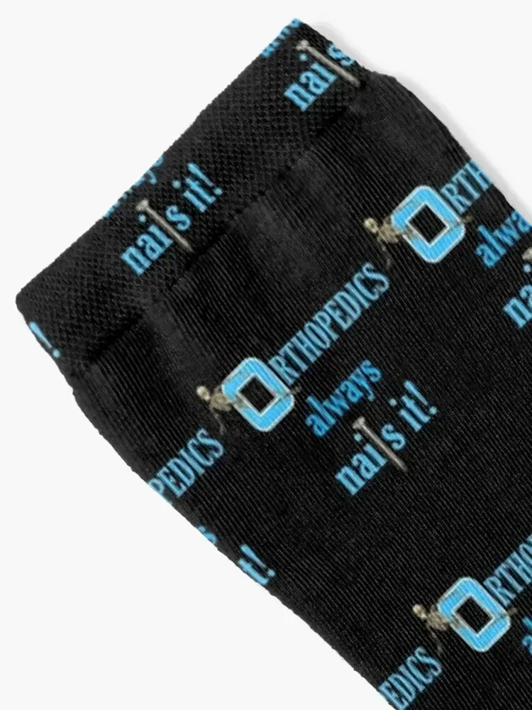 Funny orthopedic design, funny skeleton. orthopedics always nails it Socks cool hiphop colored Climbing Socks Man Women's