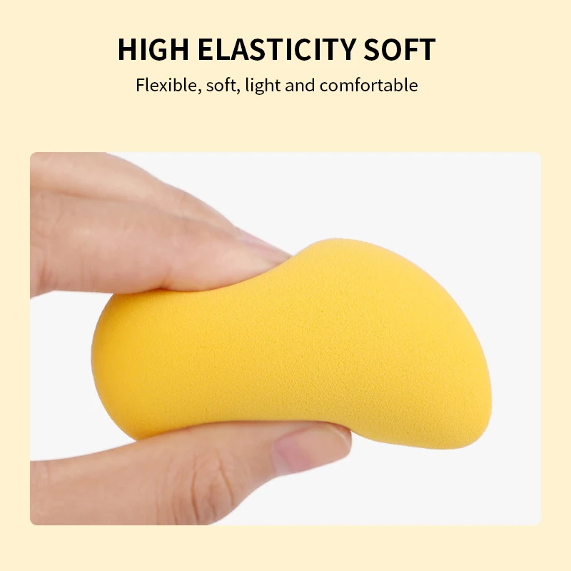 Didesun 1pcs Mango Beauty Sponge Cosmetic Puff Beauty Egg Makeup Foundation Applicator Wet And Dry Makeup Sponge Tool