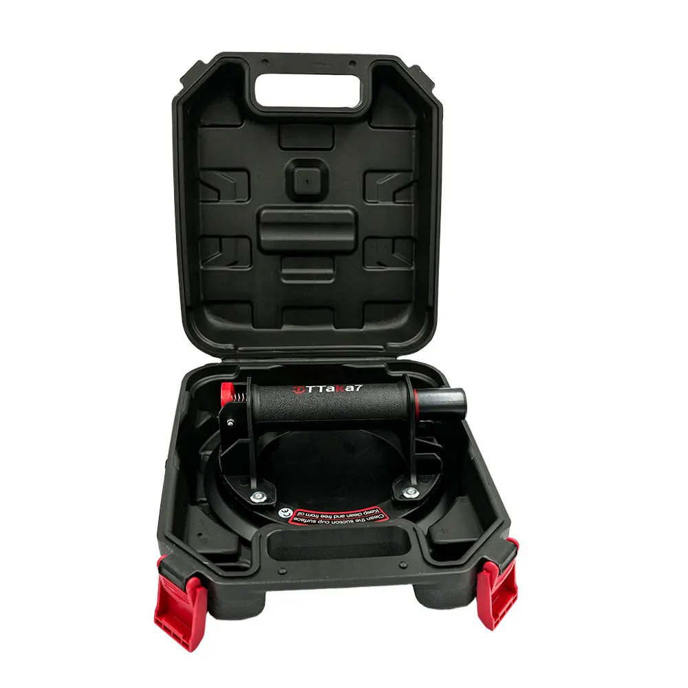 手動操作、電源なし。-ttaka7吸盤、箱、8インチゴムベース、耐荷重220キログラム。