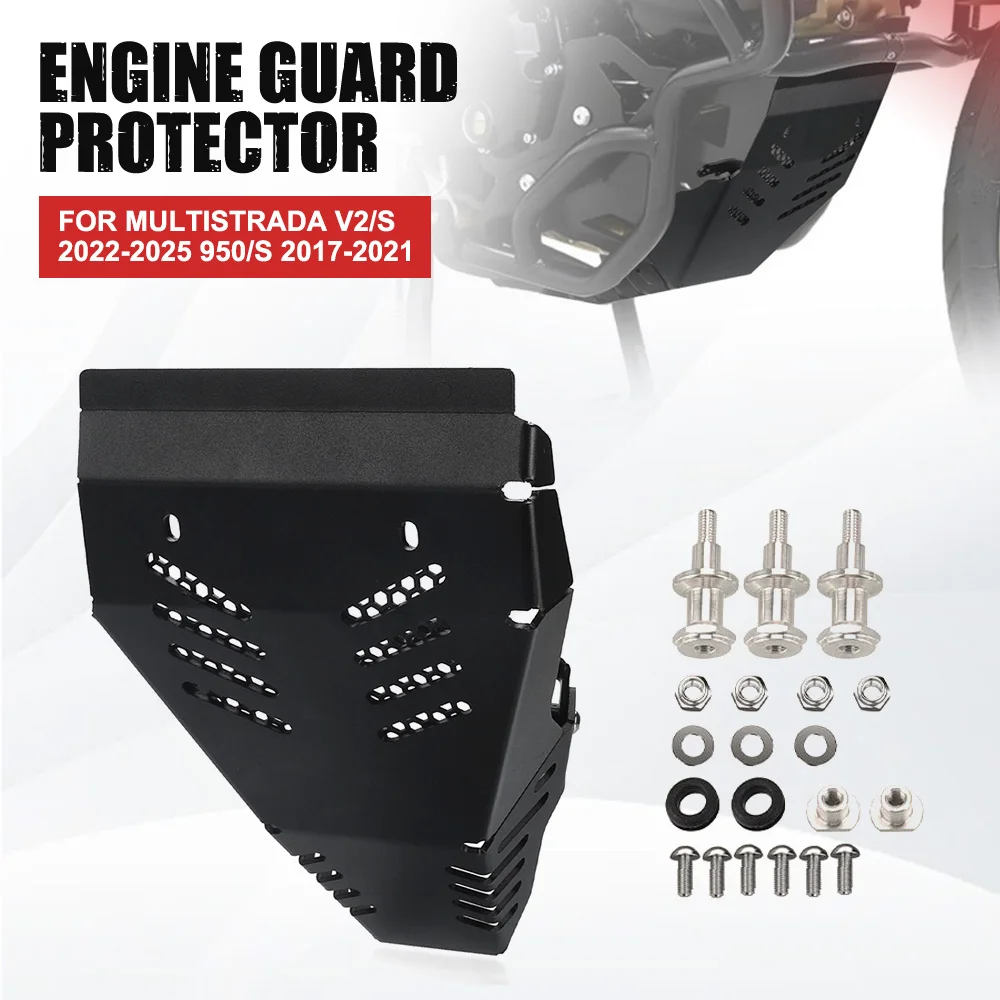 

Motorcycle Front Engine Guard For Ducati MultiStrada V2/S 2022 2023 2024 2025 950/S 2017-2021 Baffle Engine Housing Protection