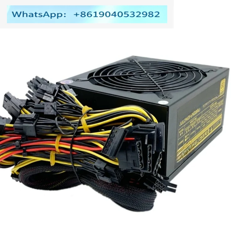 1800w silent 2400w gold 2800w 2600w 8 card electric competition desktop power supply X98 X99