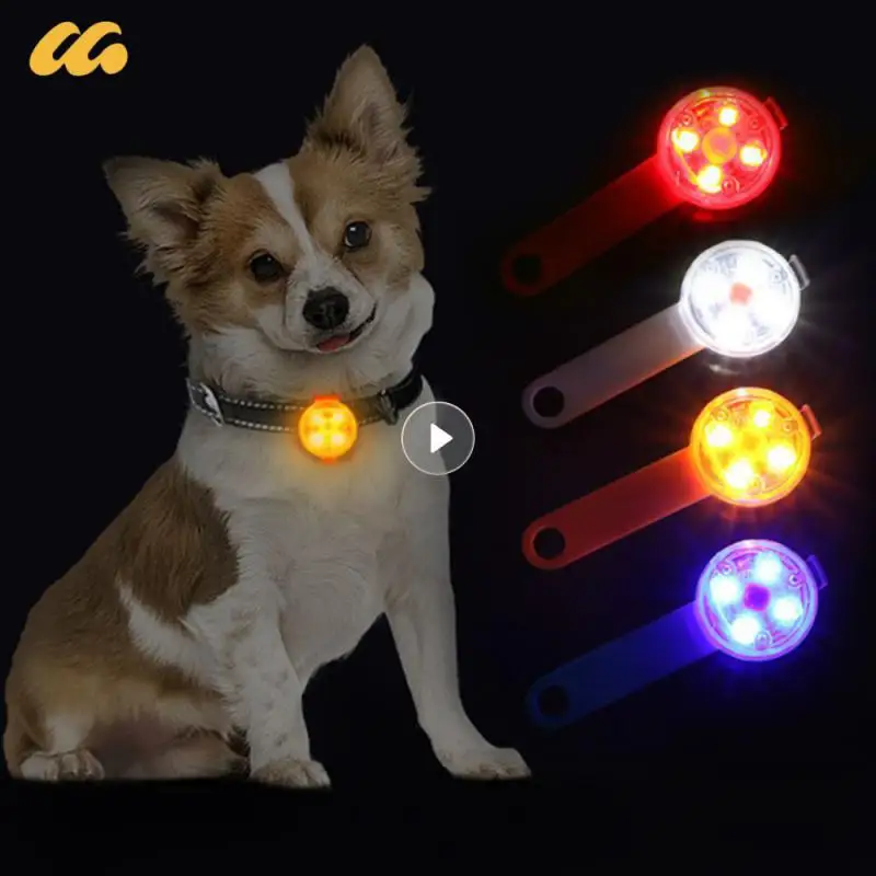 Waterproof LED Pet Dog Cat Collar Waterproof Night Safety Luminous Light Flashing Pendant With Light For Dog Cat Accessories