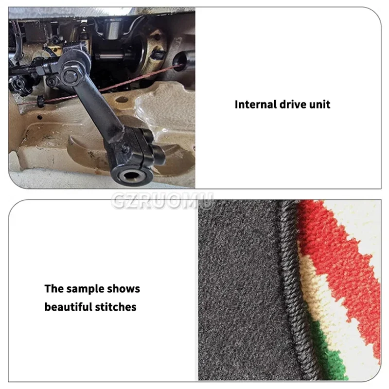 220V 250W Heavy Duty Sewing Machine  Built-in Stitches Metal Frame Three Needle Multifunctional Electric Sewing Tools