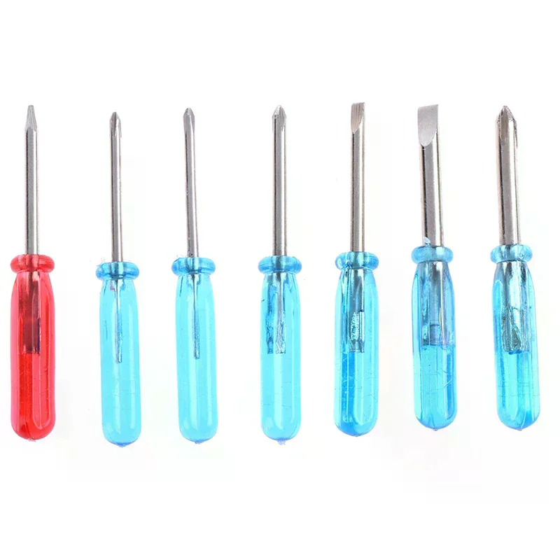 /TPz/7 Pcs/set blue 45mm x 3mm mini small cross screwdriver set repair tool