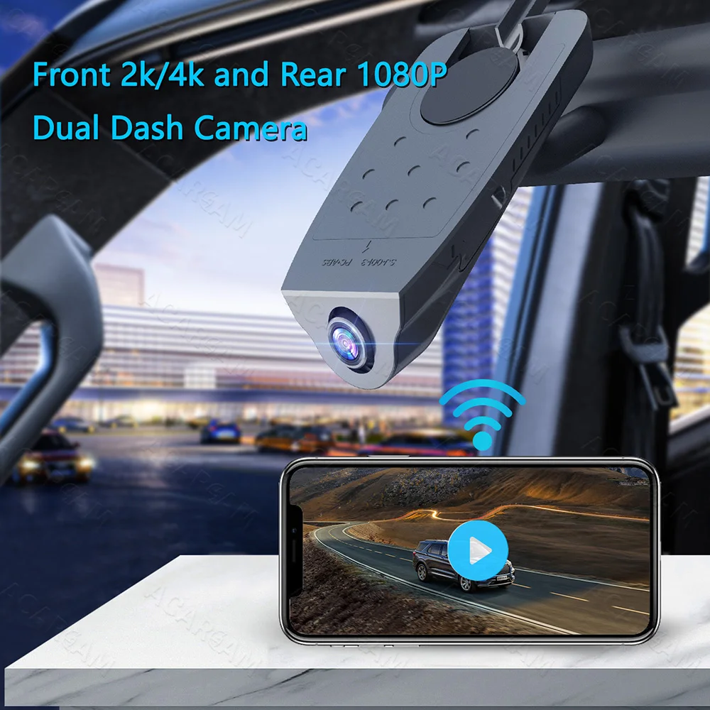 Integrated OEM Housing Design Universal Full HD Car DVR Dash Cam Night Vision G-sensor Loop Recording 4K Dash Cam