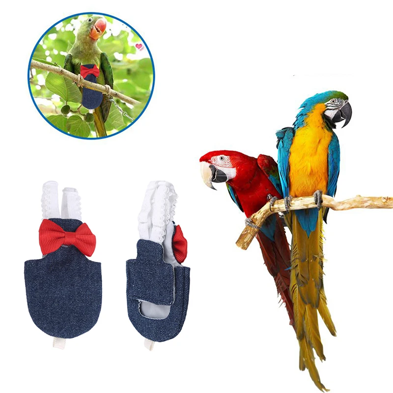 Vogel Papagei Windel Flug anzug Windel Kleidung für grüne Wange Conure Sittich Nymphen sittich Tauben mittelgroße Haustier Vogel