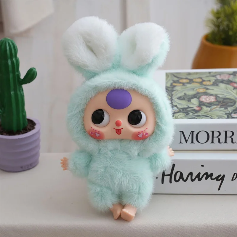 Jouets en peluche elfe de dessin animé, pendentifs lapin mignon, poupée en peluche douce, porte-clés, décor de sac, cadeau d'anniversaire pour enfants