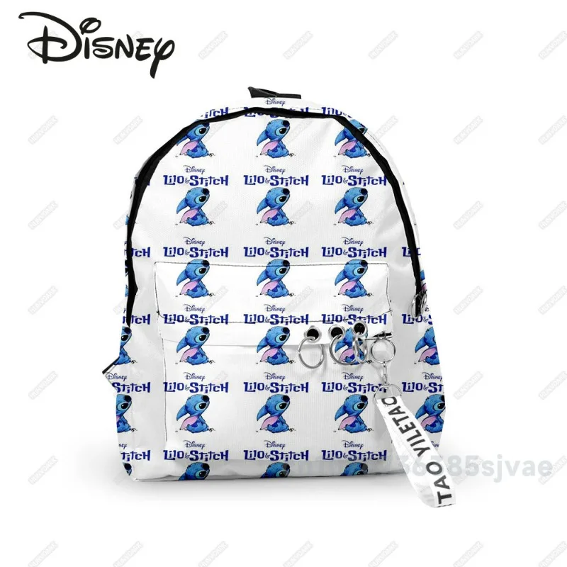 Stitch Student School Bag Fashionable High Quality Oxford Cloth Women's Backpack Cartoon Casual Large Capacity Boys Backpack