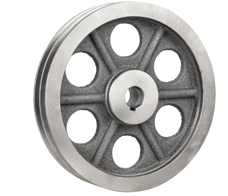 B2-250 Triangular Belt Wheel Type B Double Groove Outside Diameter 250mm Cast Iron Motor Belt Disk Motor Accessories 1PC