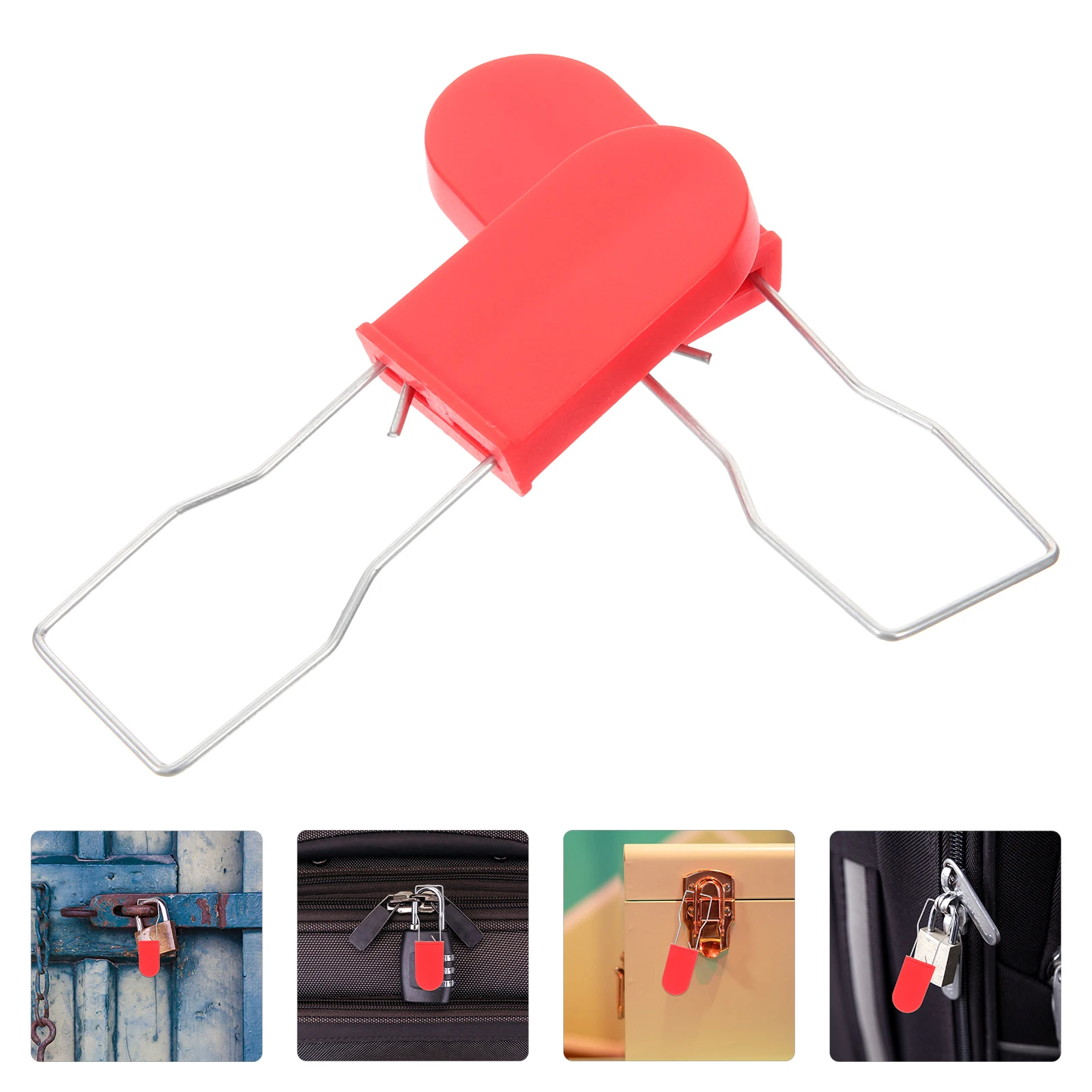 

50pcs Security Seals Plastic Wire Padlock Anti Tamper Multi use Sealing Locks for Containers Clothes Equipment Safety Tagging