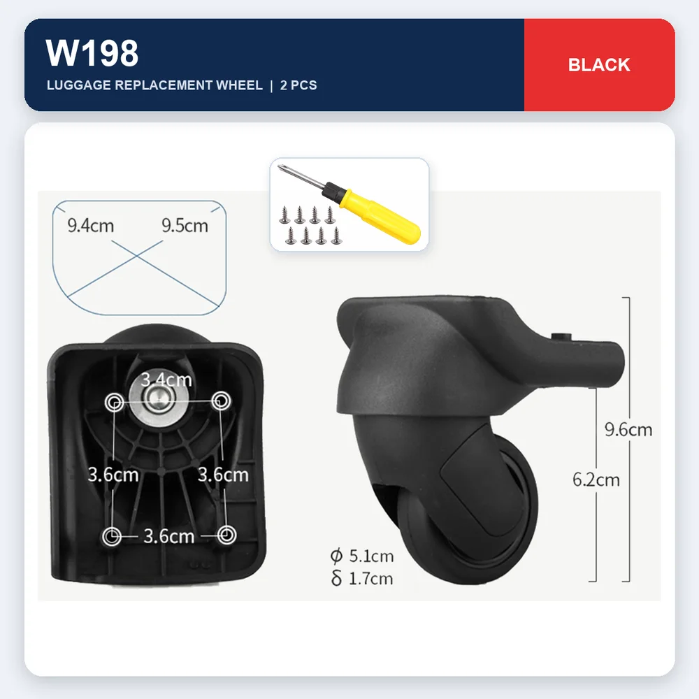 Replacement Luggage Wheel For Samsonite V97 For Samsonite V97V79 For Samsonite 72R Caster Repair Part