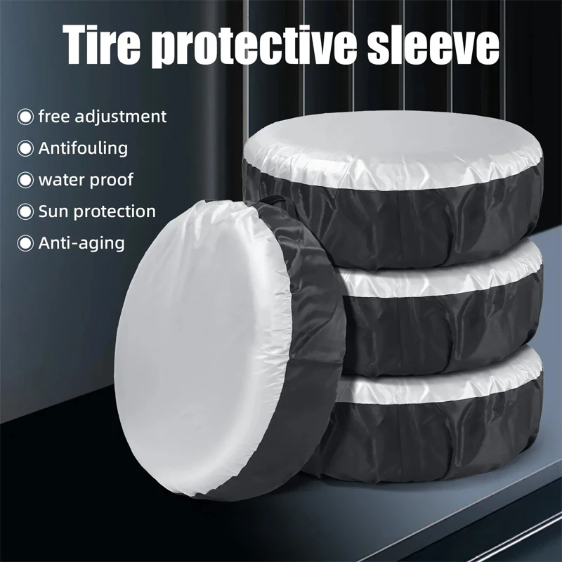 For Honda Civic Accord CRV HRV Fit Jazz City Passport Pilot 4PCS Car Tire Cover Spare Wheel Dustproof Protector