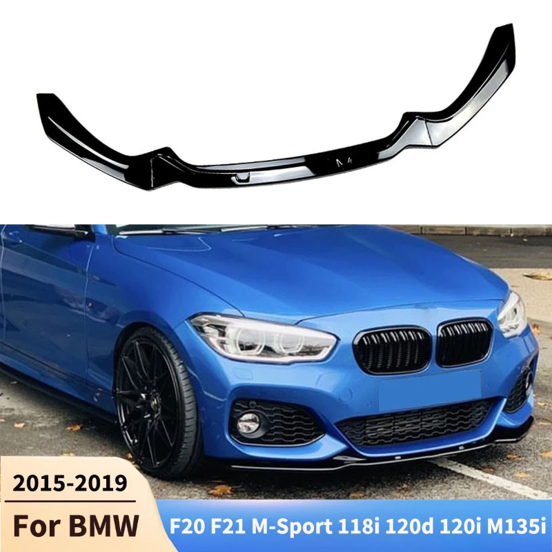 

Car Front Bumper for BMW 1 Series F20 F21 118i 120d 120i M135i M140i for M-Sport 2015-2019 Lower Splitter Body Kits Accessories