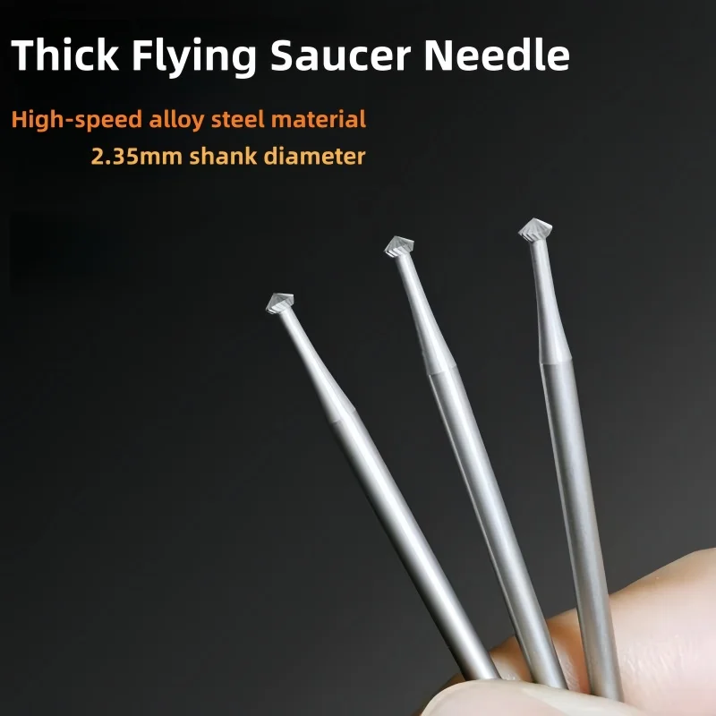 

253 90 ° Стальные фрезы Hart Bur для ювелирных работ, для закрепки камней, для обработки колец, роторные фрезы, 6 шт./упаковка