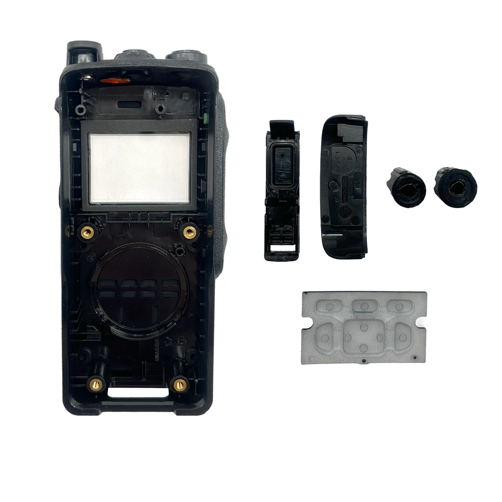 Walkie Talkie Replacement Limited-Keypad Housing Case Front Cover Kit For MTP3100 Two Way Radio Black