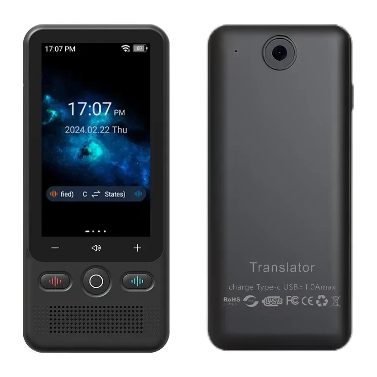 متوفر في المخزون جهاز مترجم الصوت الذكي Ai T18 ترجمة في الوقت الحقيقي 138 لغة اتجاهين مترجم الصور عبر الإنترنت دون اتصال بالإنترنت #3