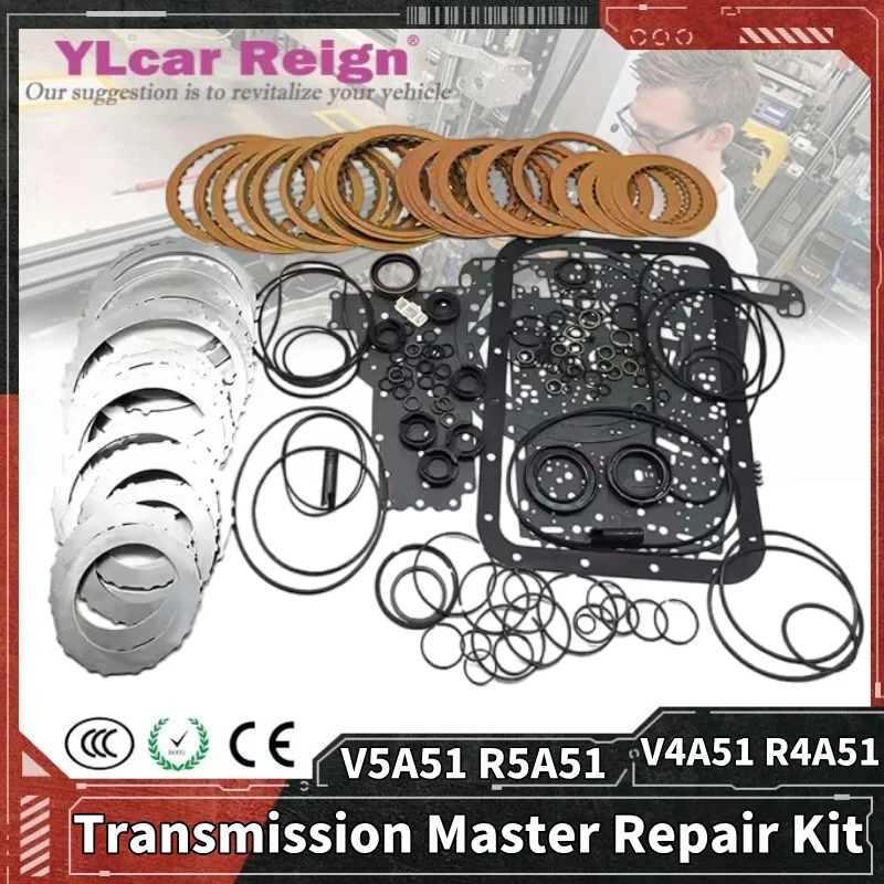 V73 V75 V4A51 R4A51 V5A51 R5A51 Auto Transmission Master Overhaul Repair Kit Friction Steel Plates For Mitsubishi HYUNDAI KIA