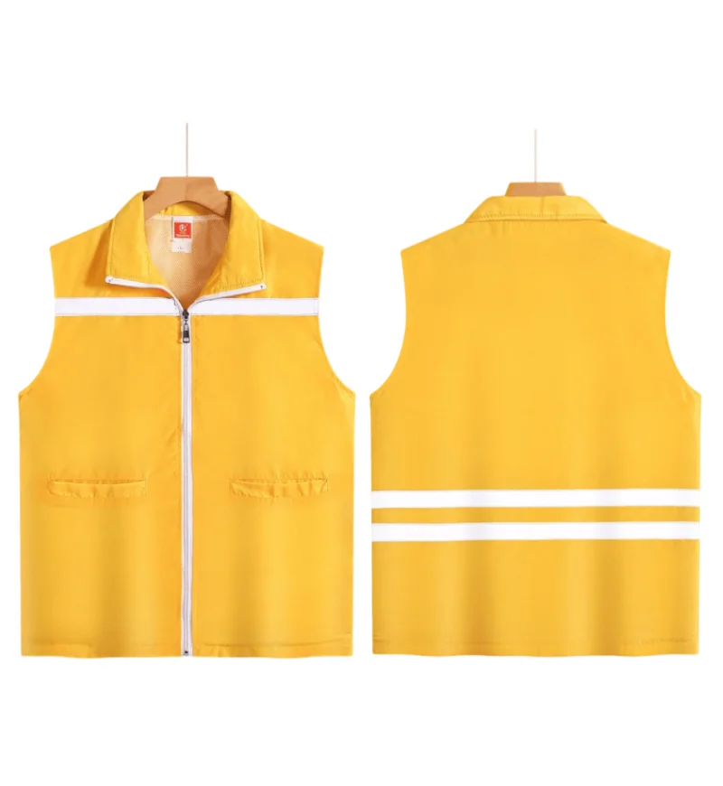 Supermarket work clothes custom team logo 13 colors Volunteer vest customization breathable lightweight vest