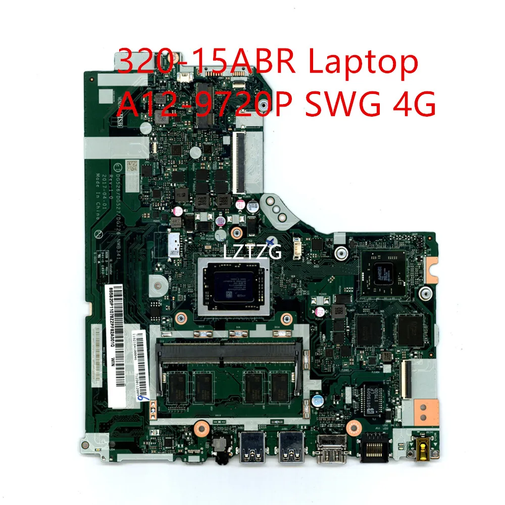 

Motherboard For Lenovo ideapad 320-15ABR Laptop Mainboard CPU A12-9720P Radeon 530 4G 5B20P11078