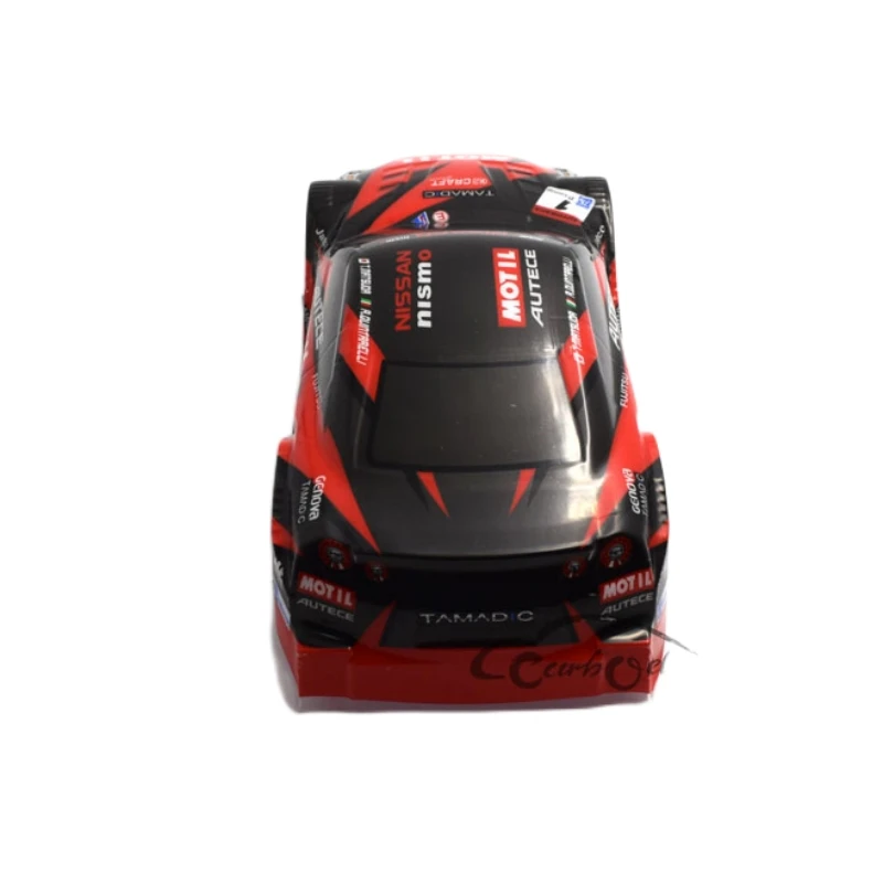 1:18 na karoserii GTR Speed Racing czerwony samochód Shell dla skali 1/18 Rc samochód do driftu ciężarówka elektryczna Model część do zdalnego