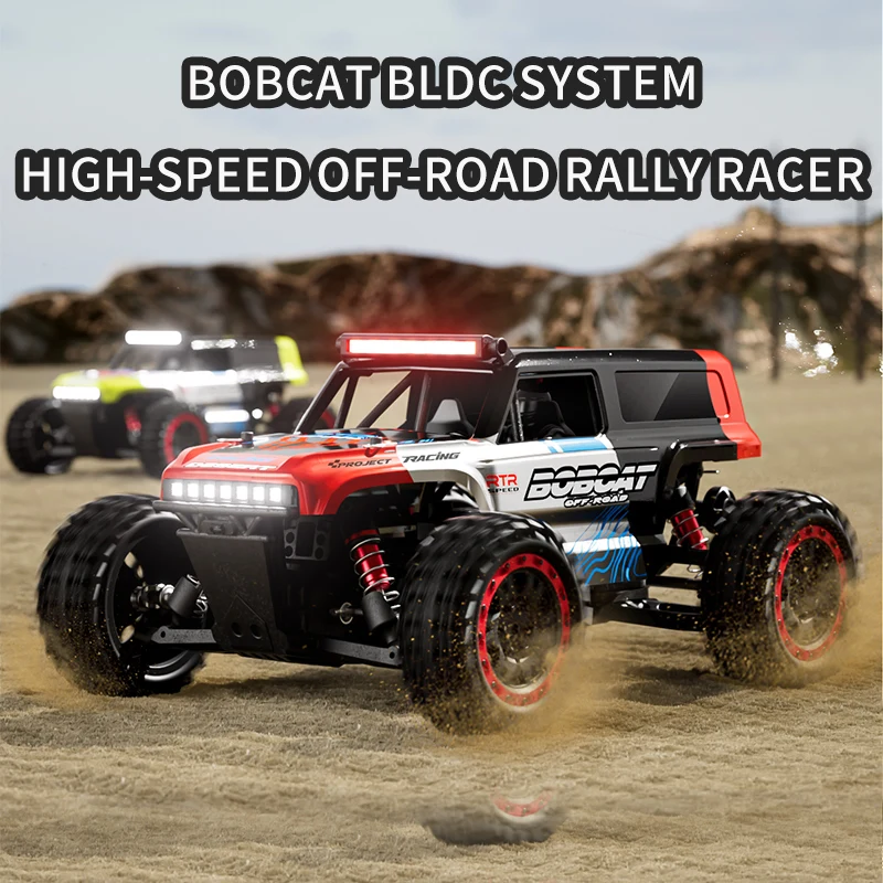 1:16 4WD RC Car 70KM/H Or 50KM/H With LED Brushless Motor Remote Control Cars 2.4G High Speed Drift Monster 4x4 Truck Kids Toys