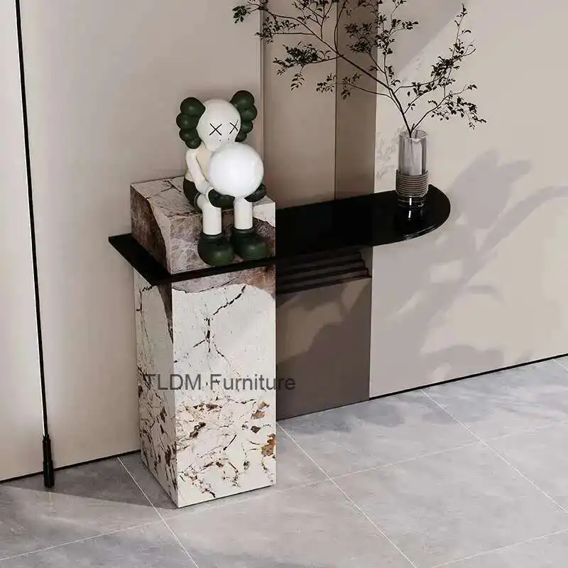 

Metal Modern Console Table Midcentry Nordic Lobby Luxury Console Table Hallway Entrance Wohnzimmer Tisch Living Room Furniture