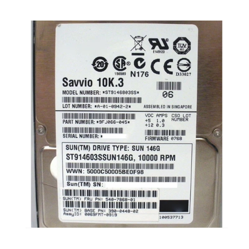 

100%New In box 3 year warranty 390-0450 540-7868 146G 10k 2.5 sas x4250 x4150 Need more angles photos, please contact me