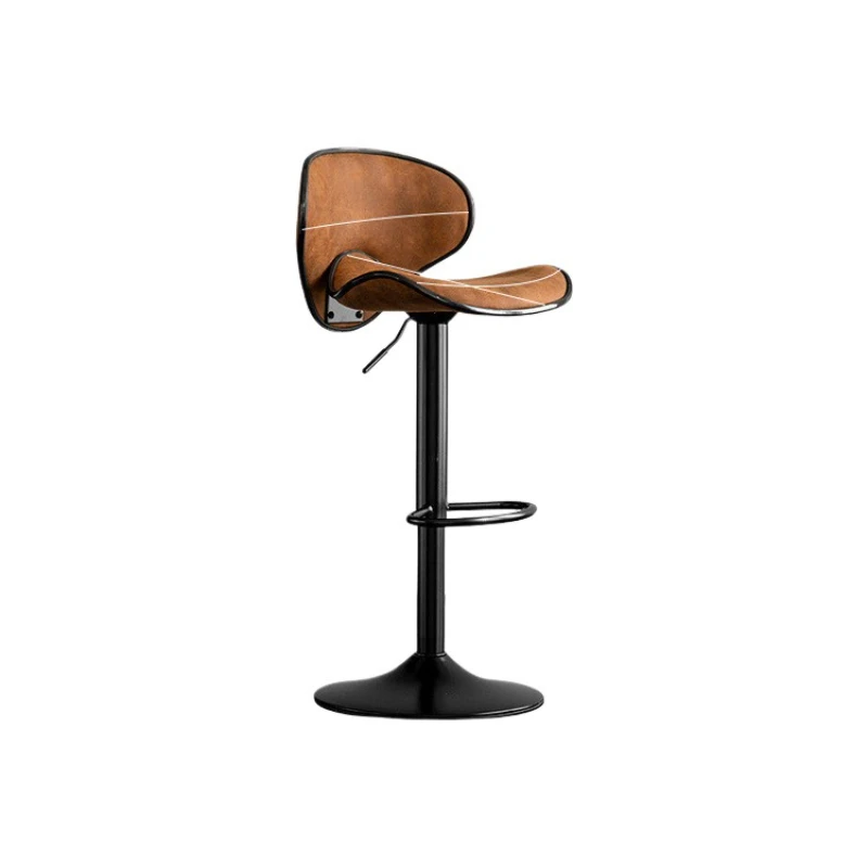 

Bar chair light luxury high-grade retro light luxury home backrest liftable bar chair bar chair front desk chair