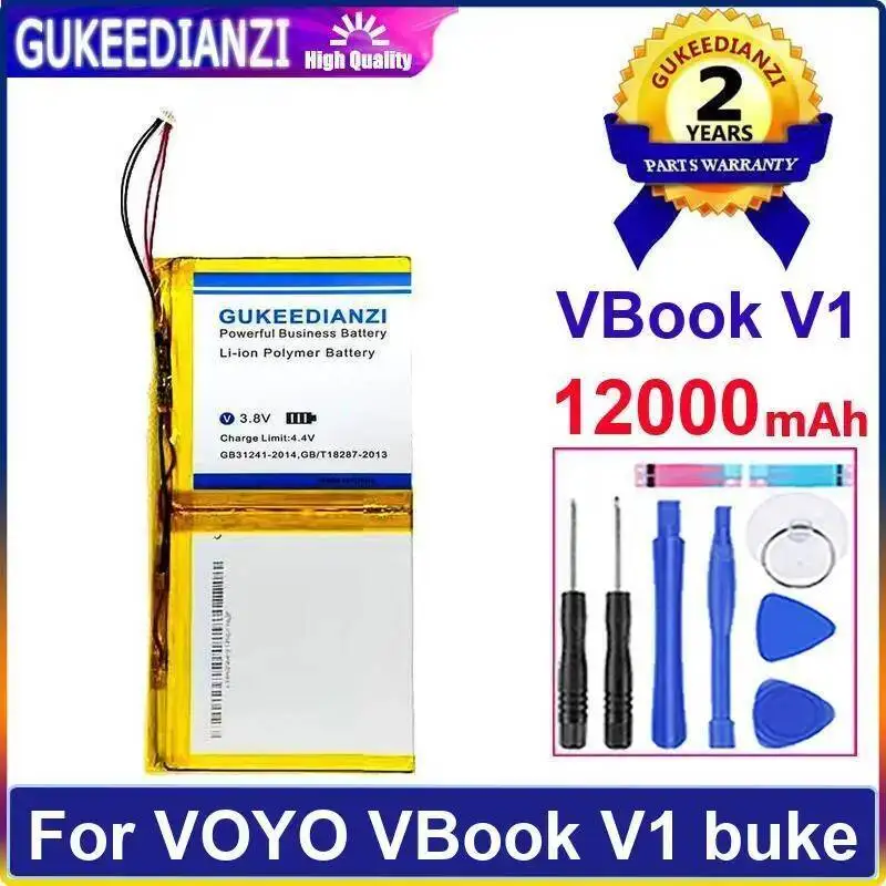 

Tablet Battery 12000Mah High-Efficiency For Voyo Vbook V1 Buke Safe