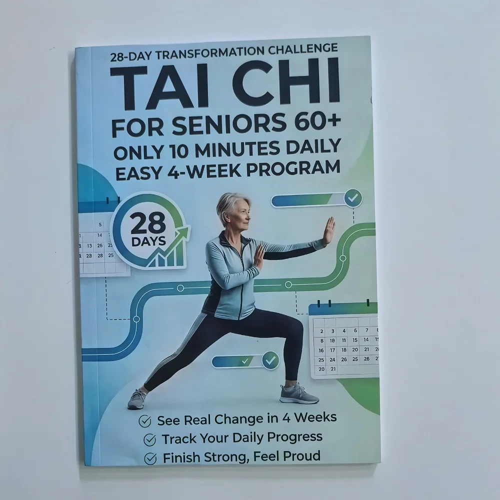 28 Days Transformation Challenge Tai Chi For Seniors Only 10 Minutes Daily Tai Chi Walking Easy 4-week Program Book