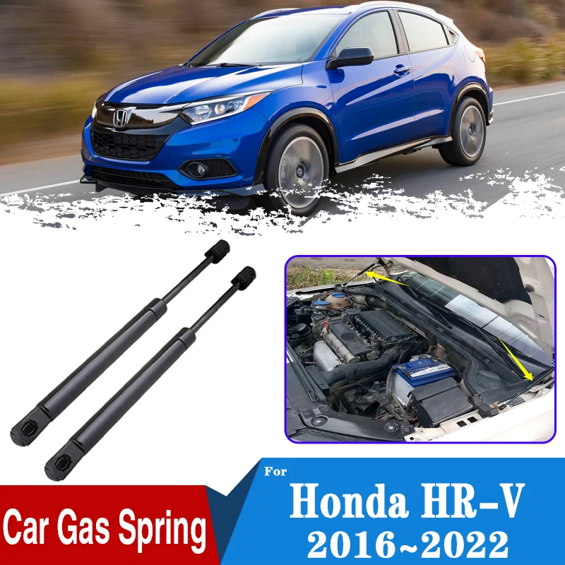 

For Honda HR V HRV Vezel XRV XR V 2016~2020 2019 Car Front Hood Engine Covers Shock Bars Supporting Strut Spring Car Accessories