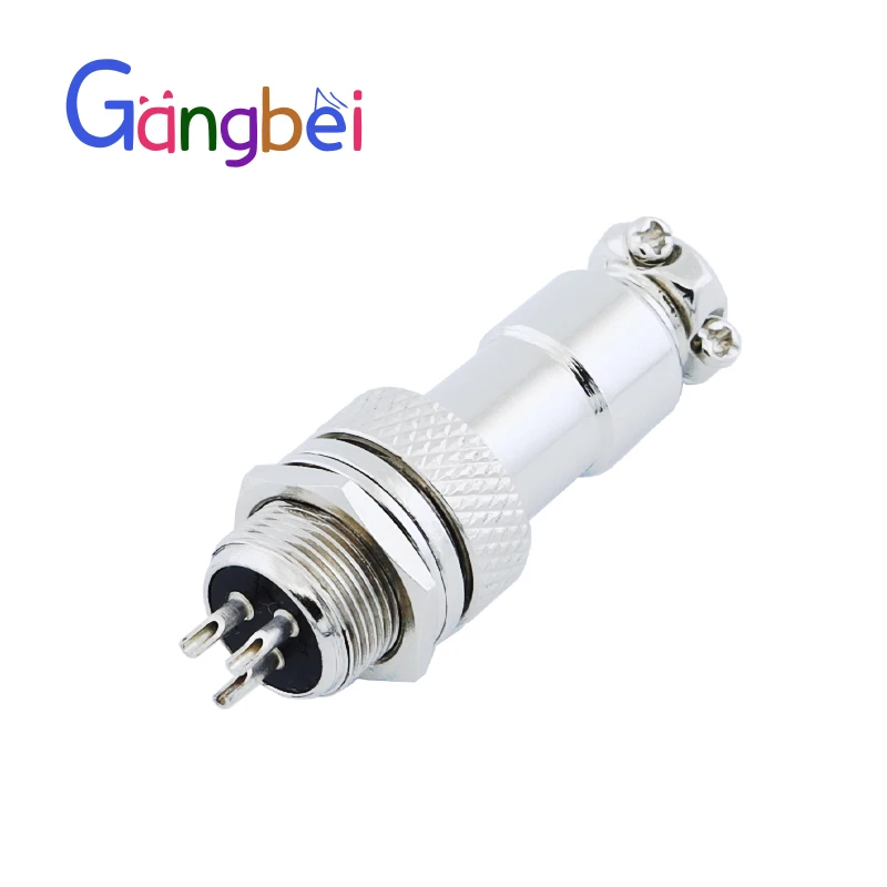 Male & Female Diameter 12mm Aviation plug GX12 2 3 4 5 6 7pin core M12 connector Socket Plug adapter RS765