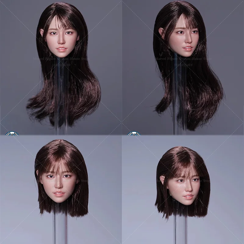 

Масштаб 1/6, скульптура головы, японская актриса для 12-дюймовых кукол, экшн-фигурка, коллекции солдат, игрушки в наличии, SUPER DUCK SDH049 ABC