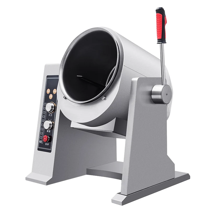 Commercial 5KW Multifunction Intelligent Electric Non Stick Stir Fry Machine Automatic Cooking Machine