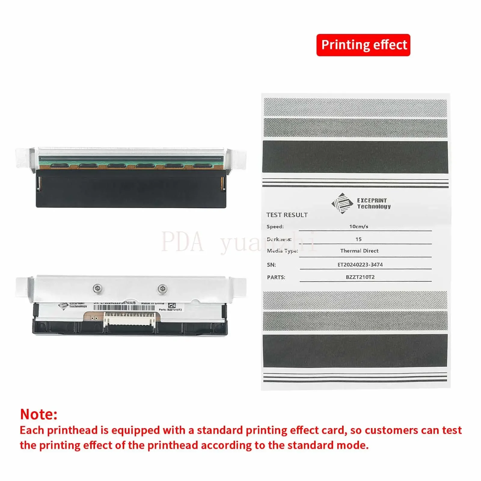 New ZT230 Thermal Printhead 203DPI P1037974-010 For Zebra ZT210 ZT220 ZT230 Print Head