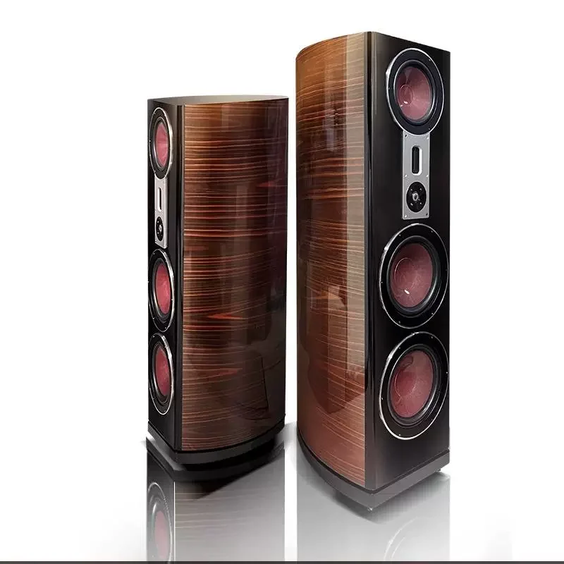 BC-298 Floor type high fidelity speaker 3 channel double 10 inch woofer imported process high fidelity class home audio system