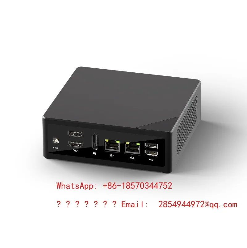 12th Gen N150/N305 Mini Host Dual Network Ports Triple Display Low Power Mini PC for Home Office Thin Client