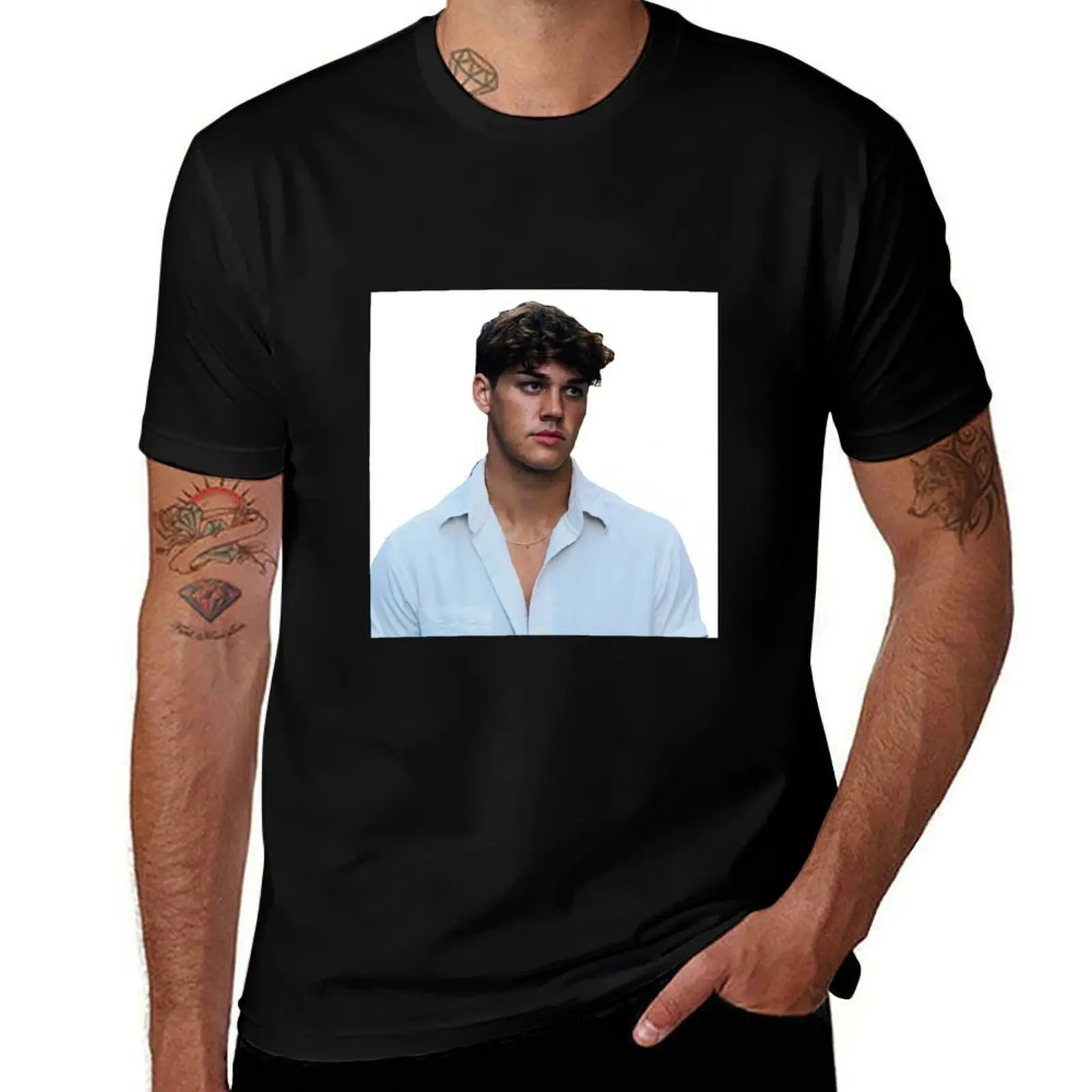 Noah beck T-Shirt Big and Tall Gym T-Shirt
