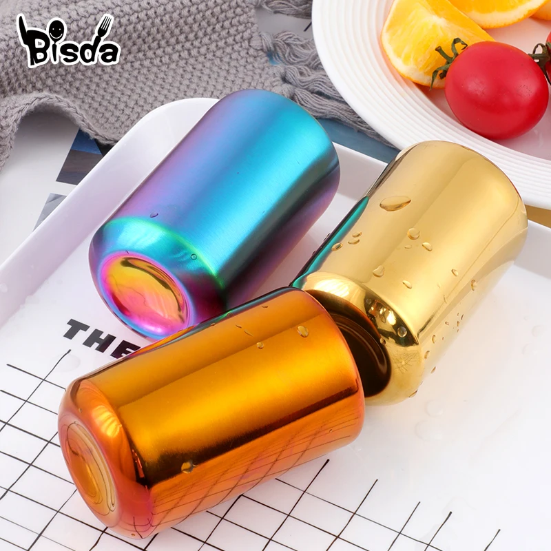 Fruit Fork Holder Cylinder Dinnerware Stainless Steel Tableware Tools for Dessert Snack Cake Fork Mini Spoon Home Party Utensil