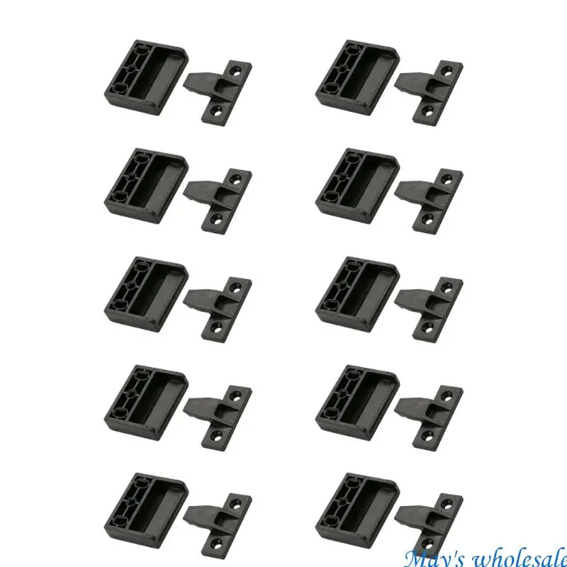 Rear Side Mount Hardware10 Piece Pack Plastic Wall Trim Fastener Set Simple Installation for Interior Board and Decorative 448A