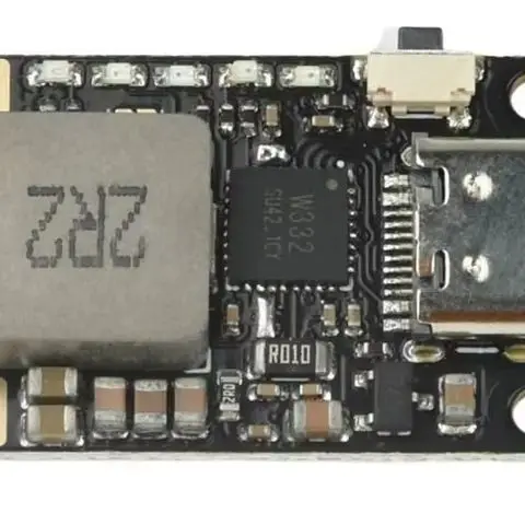 

18W Fast Charger Module 3.7V/4.2V Type-C Lithium Battery Boost Charging with LED Indicator Multi-Protection for Drone Power Bank