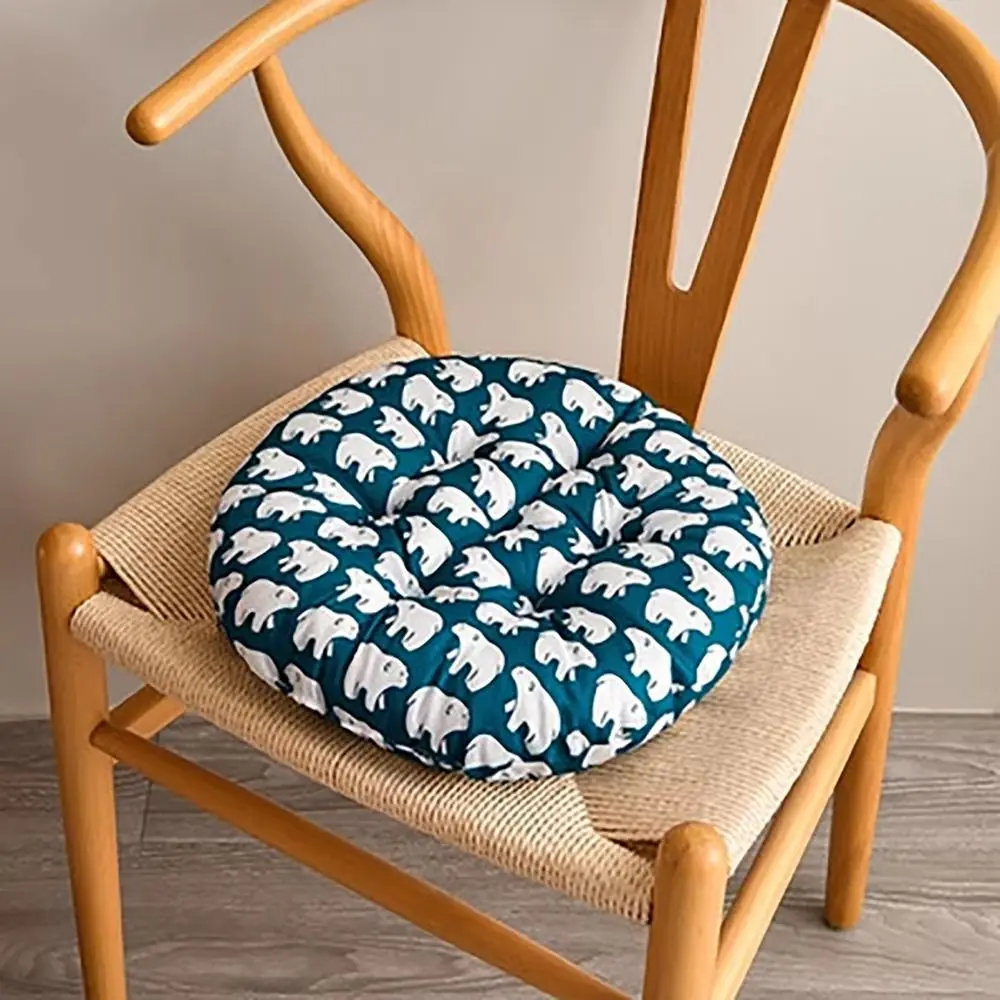 40*40cm Thicken Dining Chair Cushion Warm 10styles Student Seat Cushion Non-slip Round Cushion Student Office Home