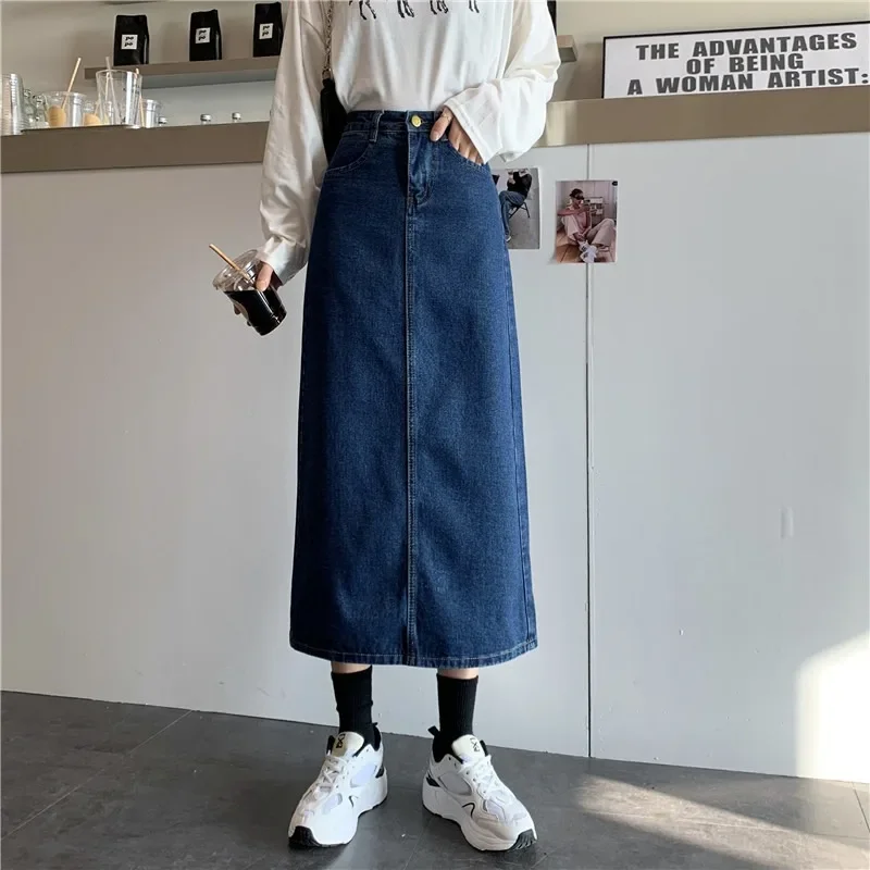 Cheap wholesale 2021 spring summer new fashion casual sexy women Skirt woman female OL mid length skirt  jean skirts Vy6125