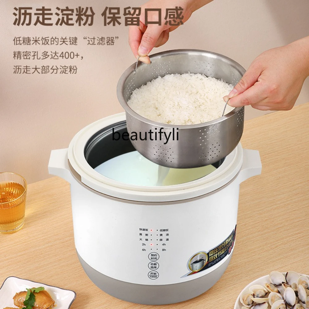 طباخ أرز ذكي متعدد الوظائف، وضع مزدوج للضغط الدقيق