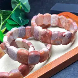 Natural Coral Jade Bangle String Charms Luxury Bracalet Fashion Personalized Men Women Holiday Gift 1PCS 14-19mm