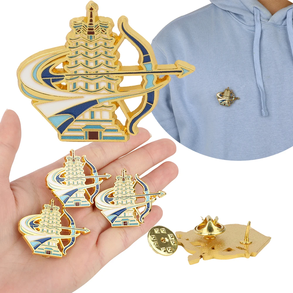 

Archery Brooches Alloy Badges 1/2pcs Shooting Identity Souvenirs Novelty Gift for Sports Enthusiasts Accessories