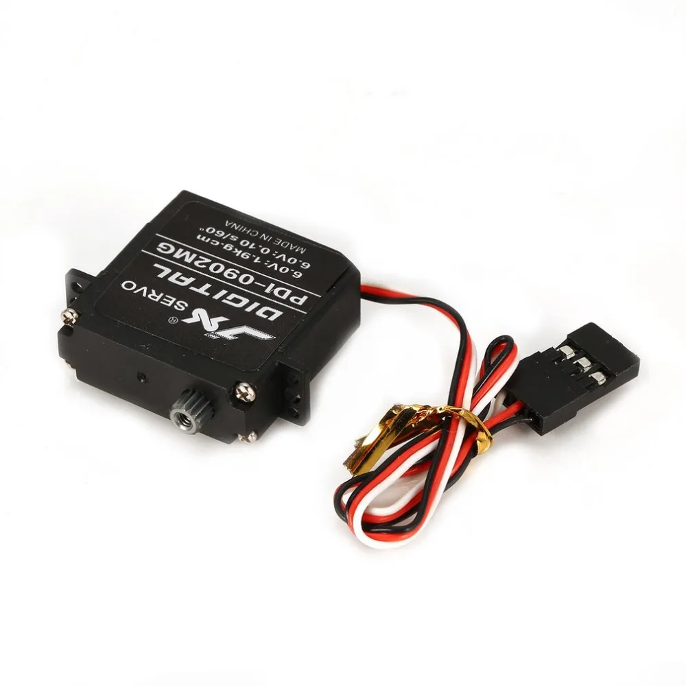 JX Digital Coreless Servo PDI-0902MG 9.4g 2.6kg 4.8V-6V Large Torque for RC Fix-Wing Plane Aircraft Helicopter Part Accessories